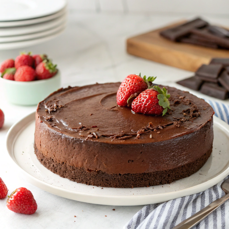 Easy Sugar Free Flourless Chocolate Cake