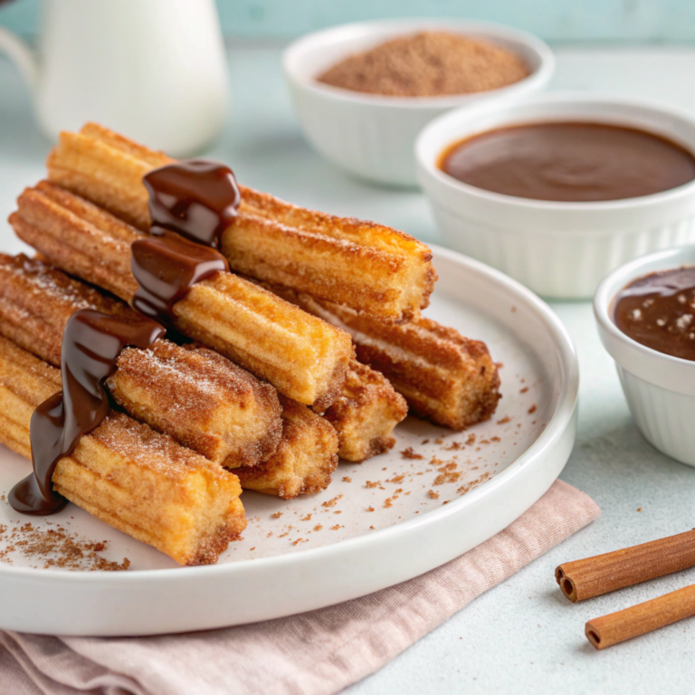 Homemade Baked Churros Recipe