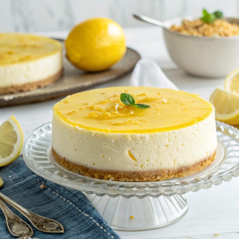 The Easiest No-Bake Lemon Cheesecake