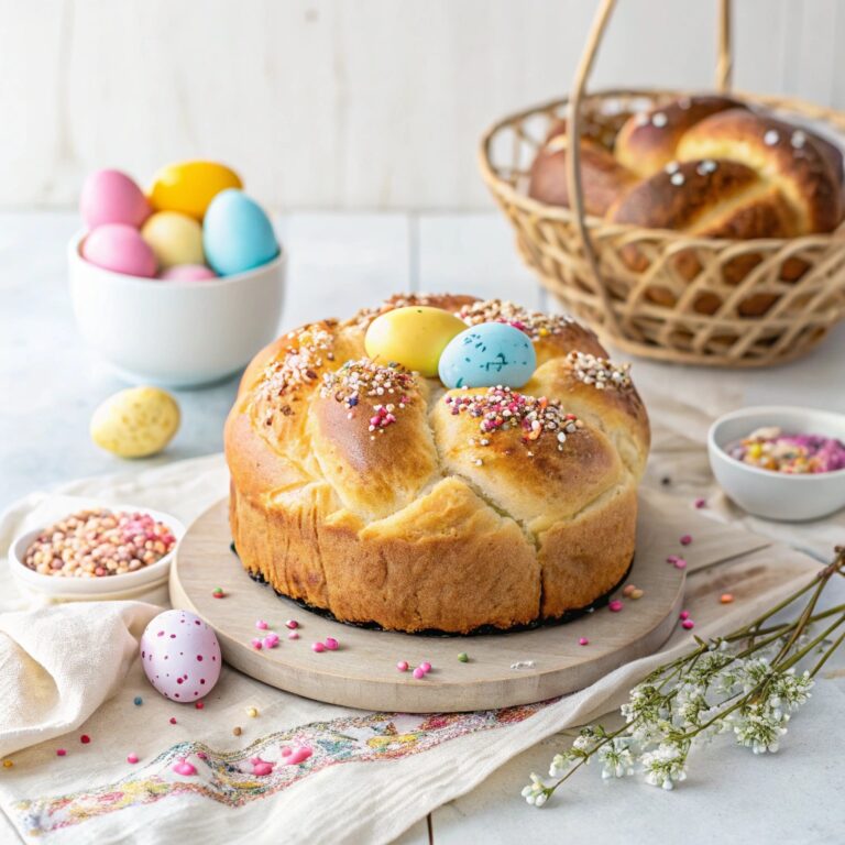 Traditional Italian Easter Bread (Pane di Pasqua)