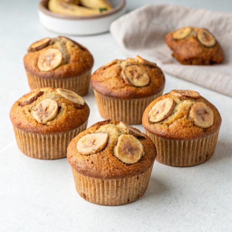 Homemade Banana Bread Muffins