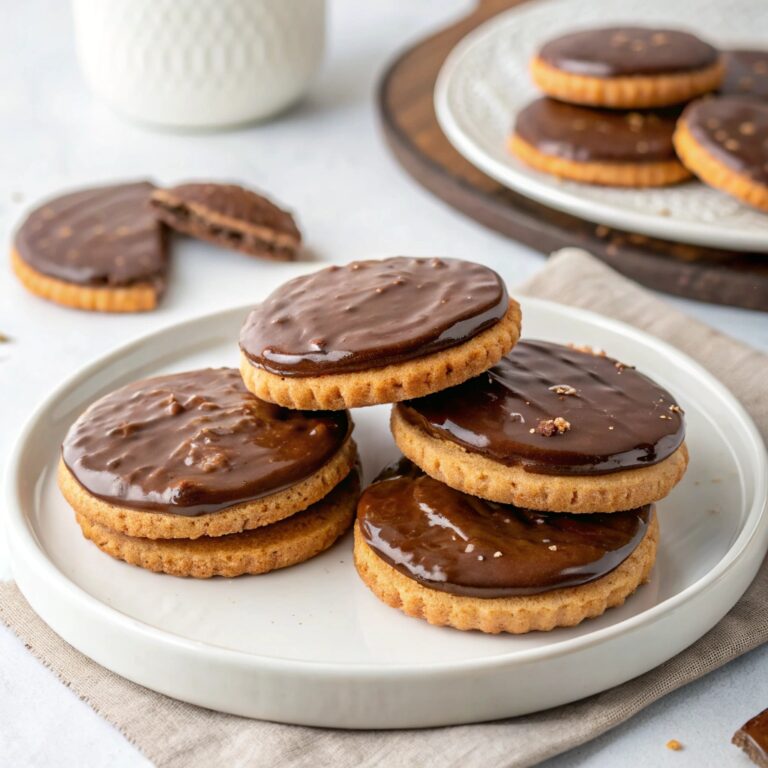 Homemade Chocolate Hobnobs