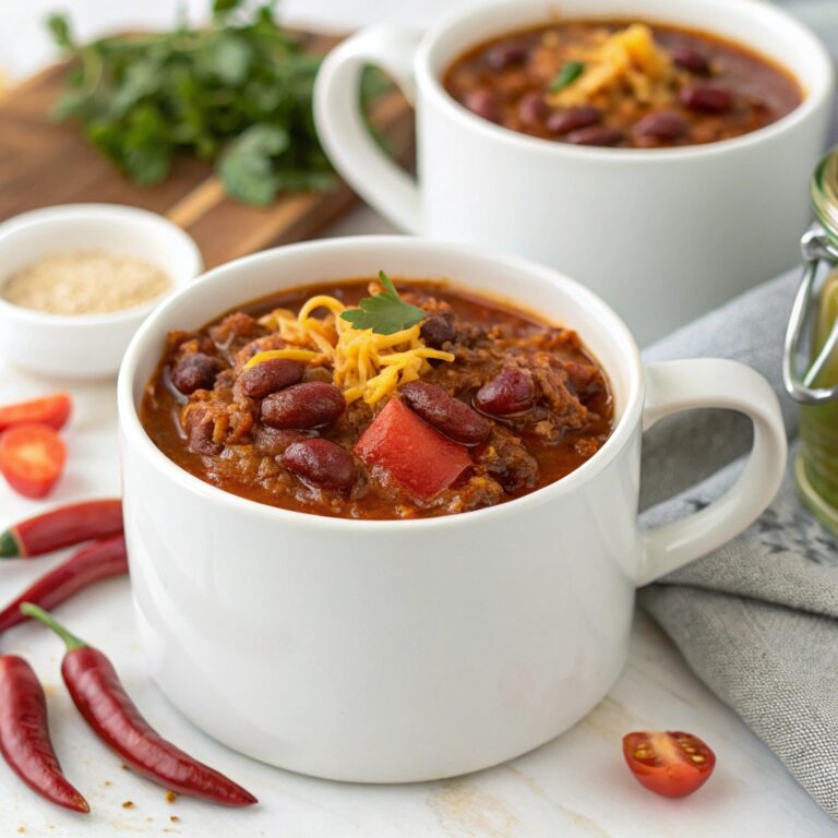 Microwave Mug Chili Recipe