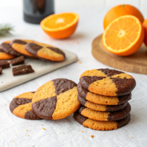 Dark Chocolate and Orange Cookies (Slice & Bake) Recipe