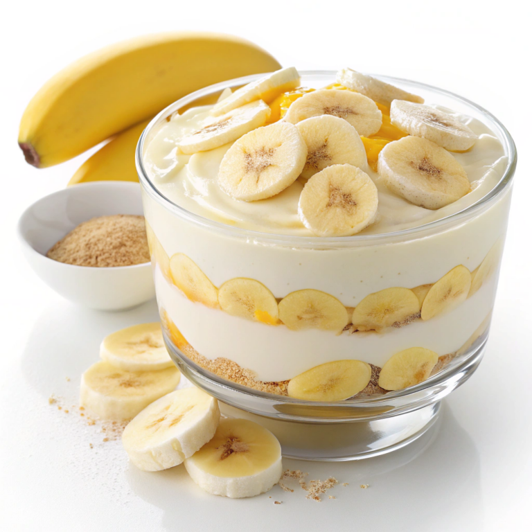 10-Minute Microwave Banana Pudding Recipe