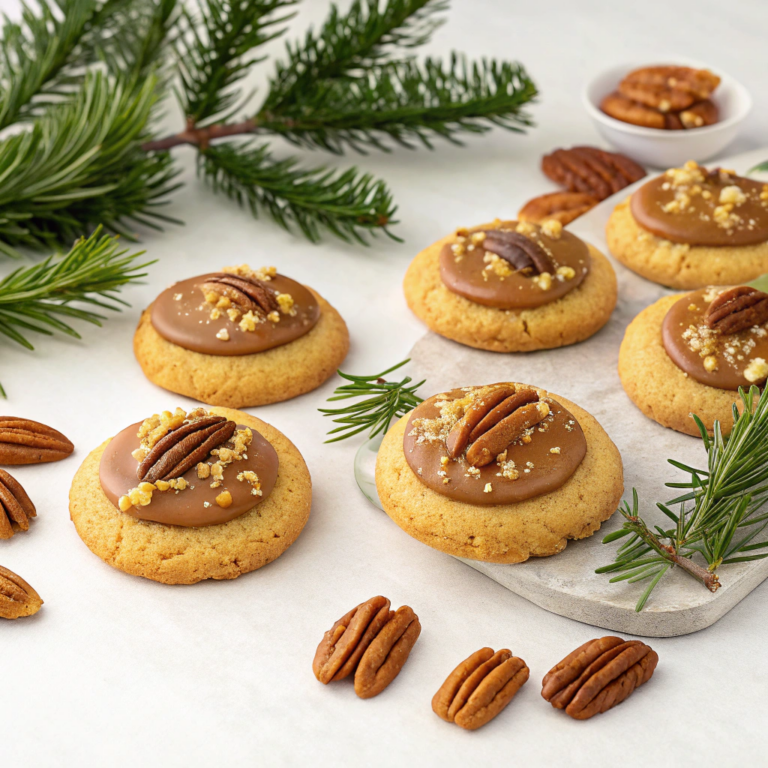 Holiday Pecan Praline Cookies