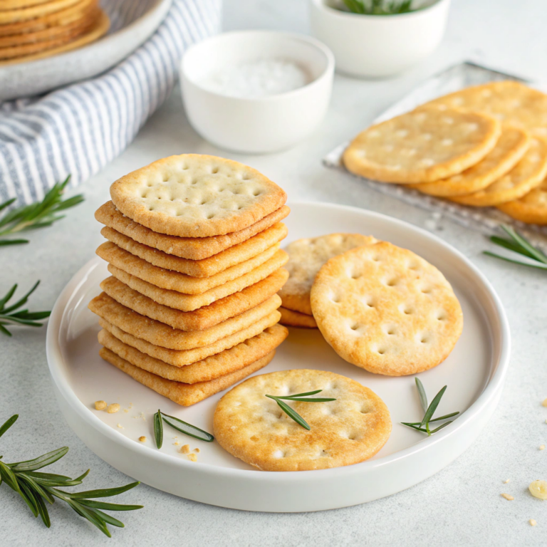 4-Ingredient Water Crackers Recipe