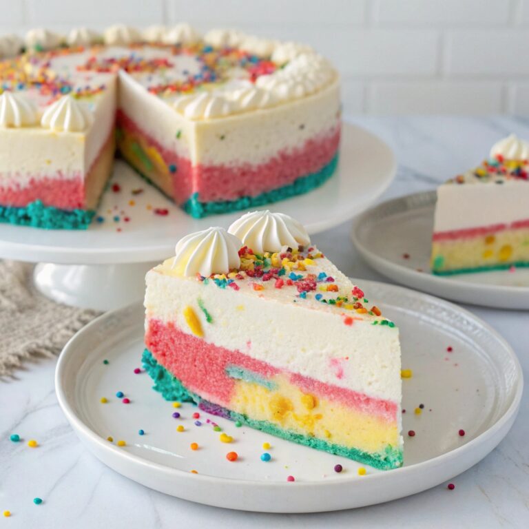 No-Bake Funfetti Cheesecake Recipe