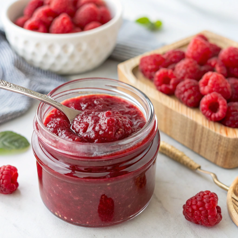 The Easiest Raspberry Freezer Jam Recipe