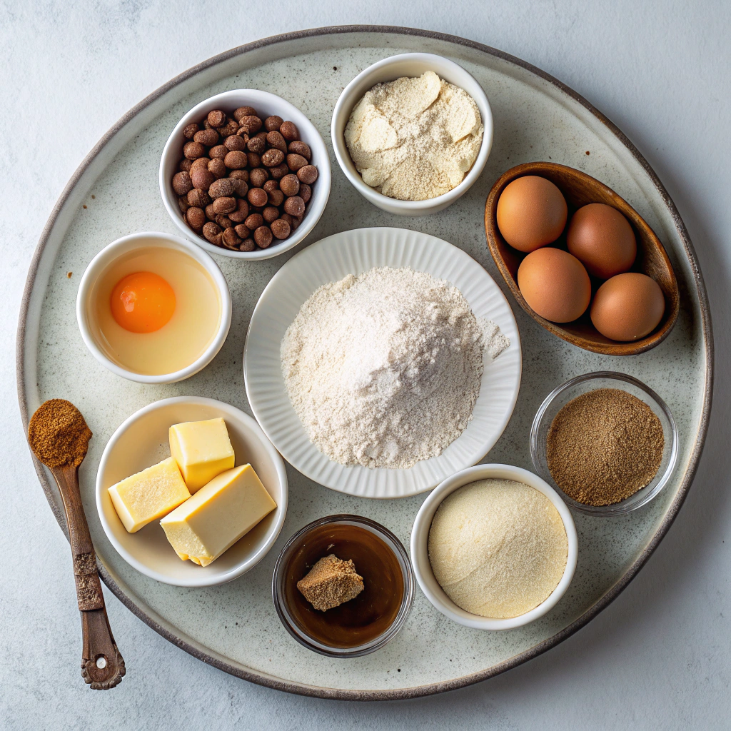 Ingredients for Classic Opera Cake