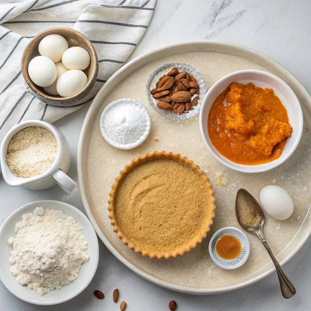 Ingredients for Simple Gluten-Free Pumpkin Pie