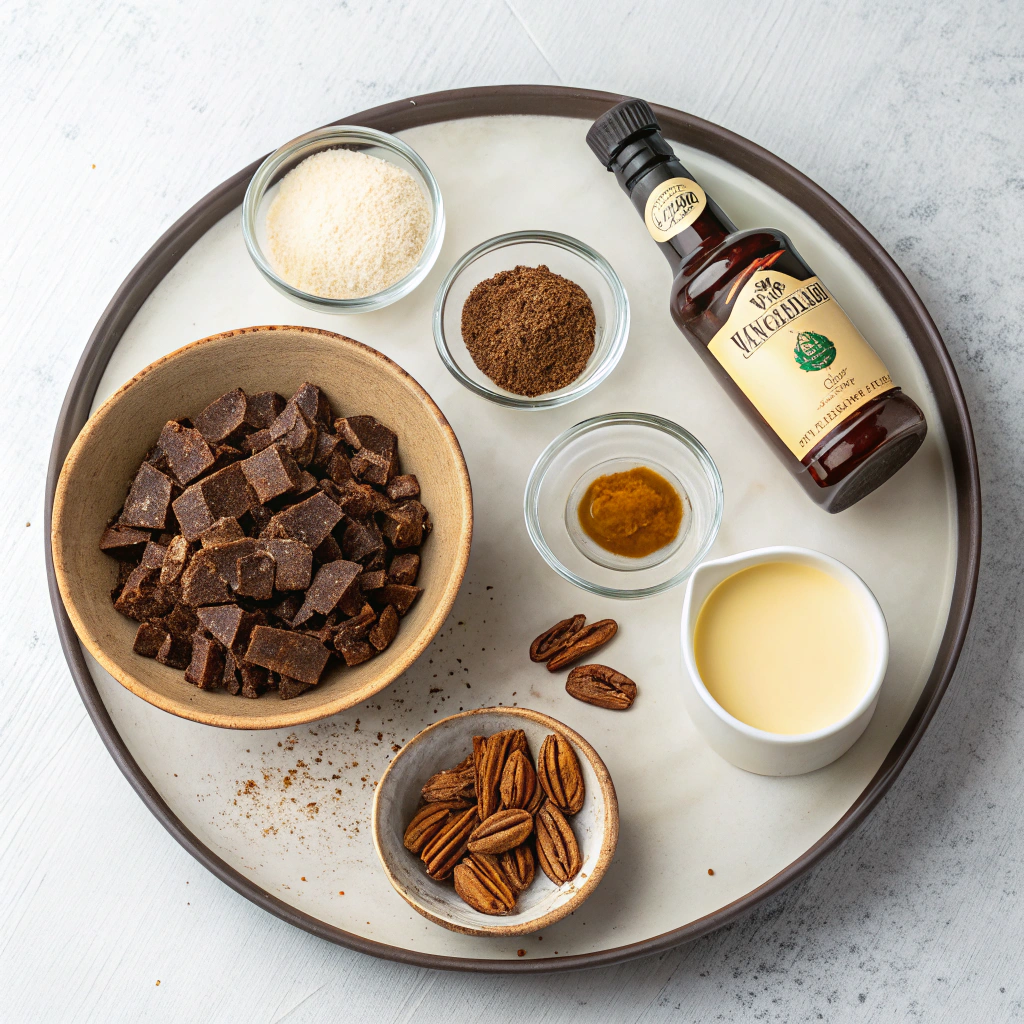 Ingredients for Irish Whiskey Fudge