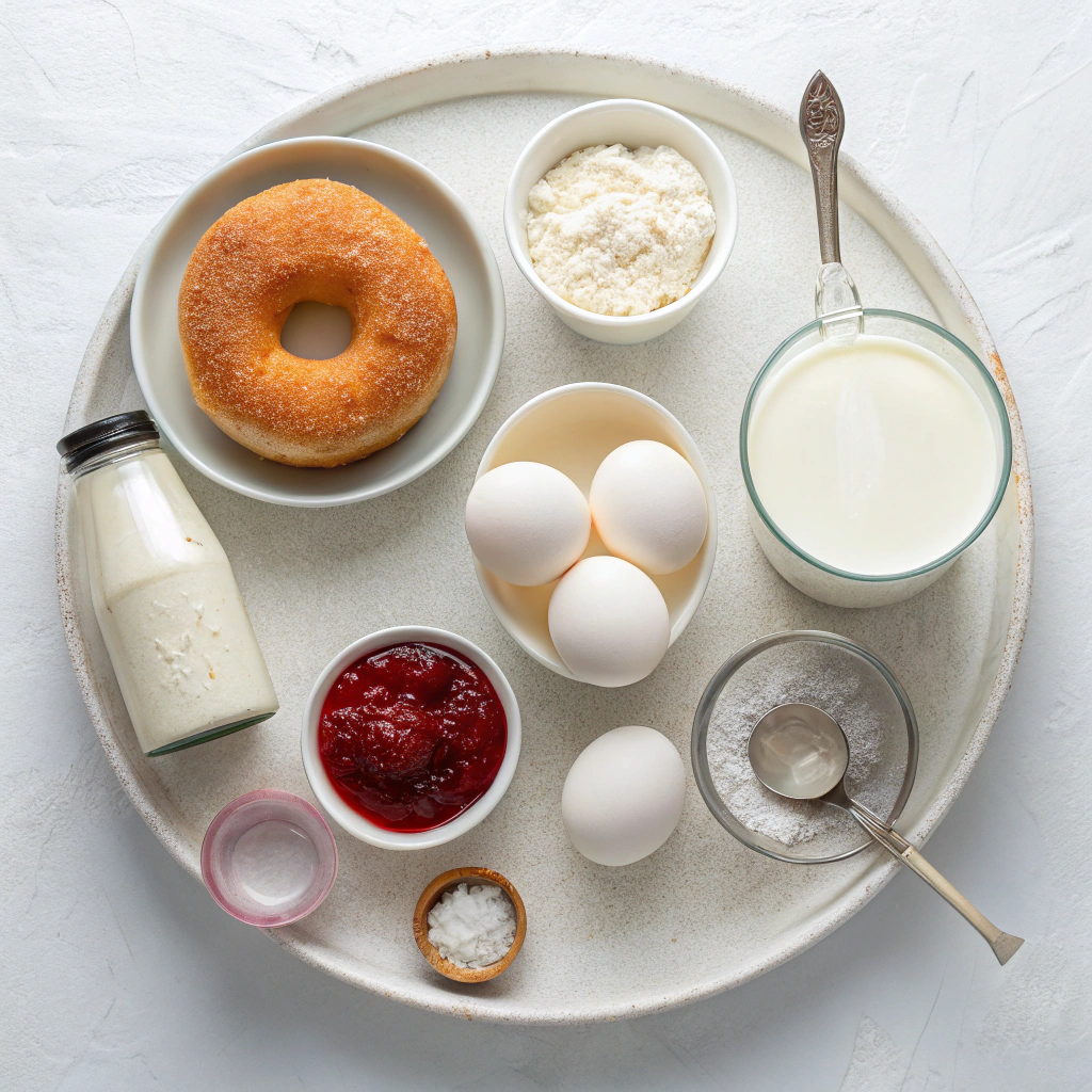 What You'll Need for Donut Bread Pudding