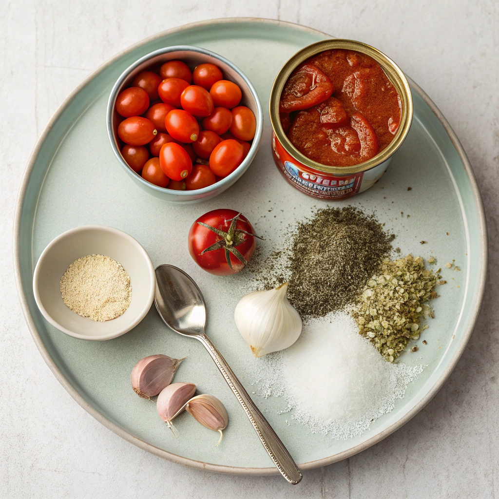 Simple Ingredients for Homemade Pizza Sauce