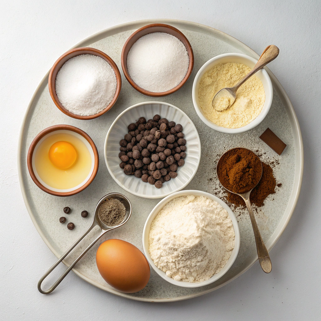 Ingredients for Gemma’s Best-Ever Chocolate Mug Cake