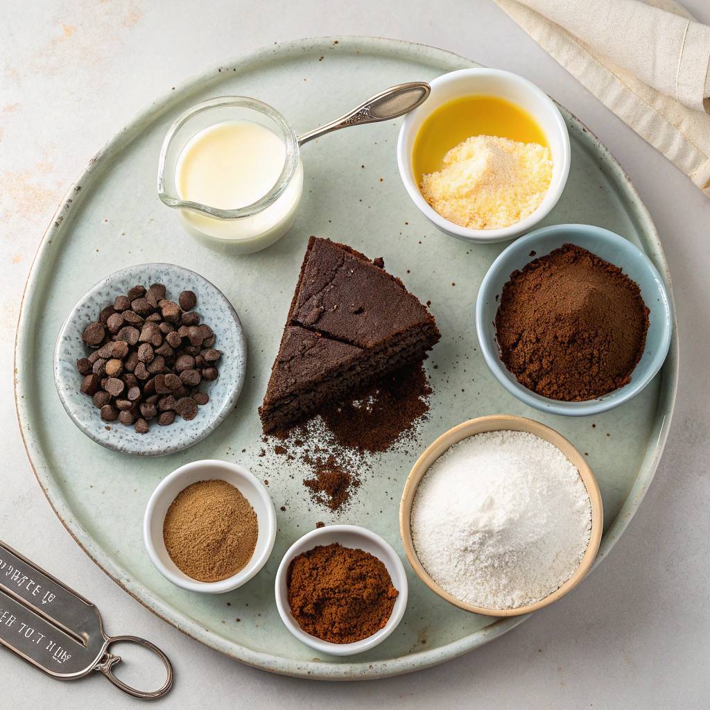 Ingredients for The Ultimate Chocolate Cobbler