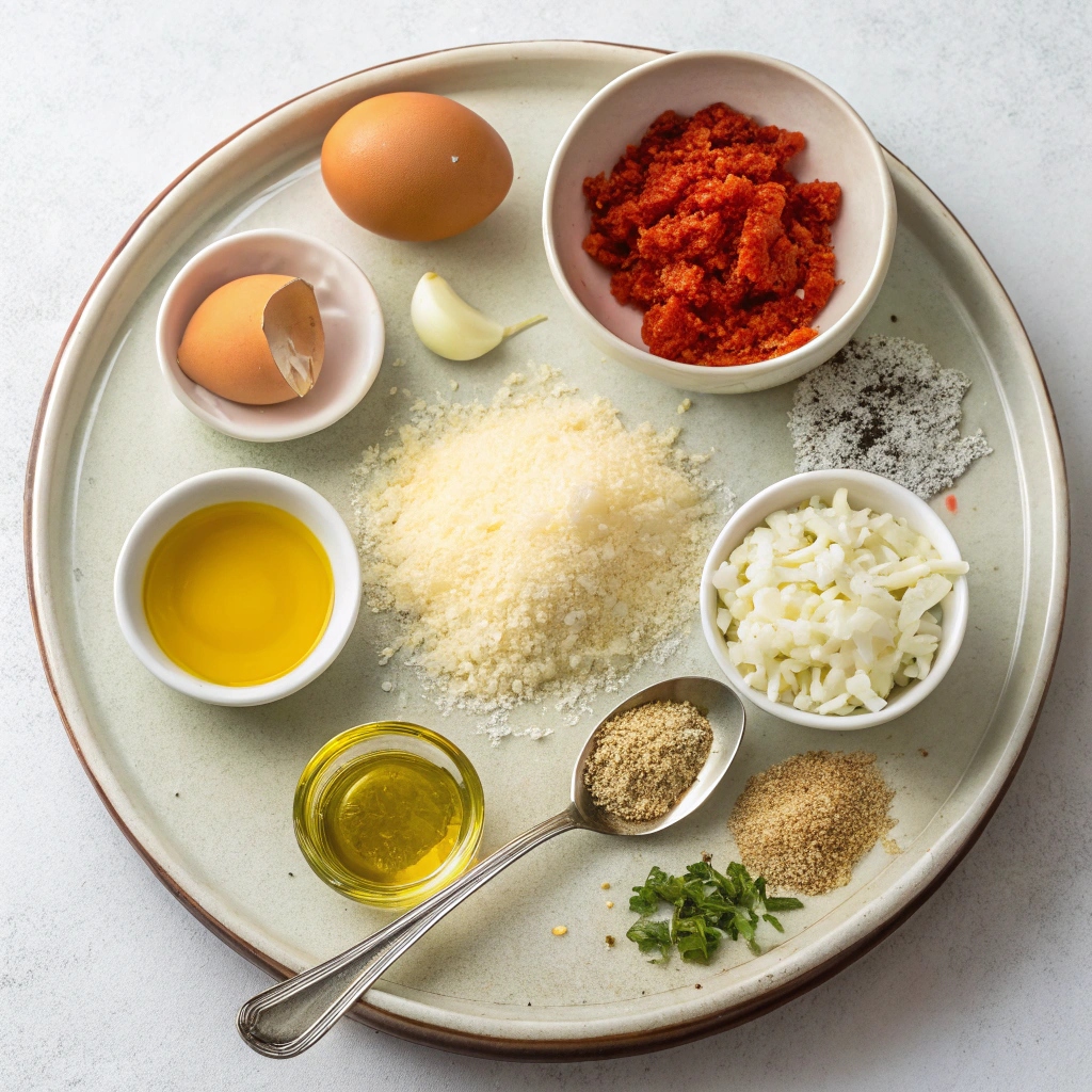 Ingredients for Italian Baked Eggs