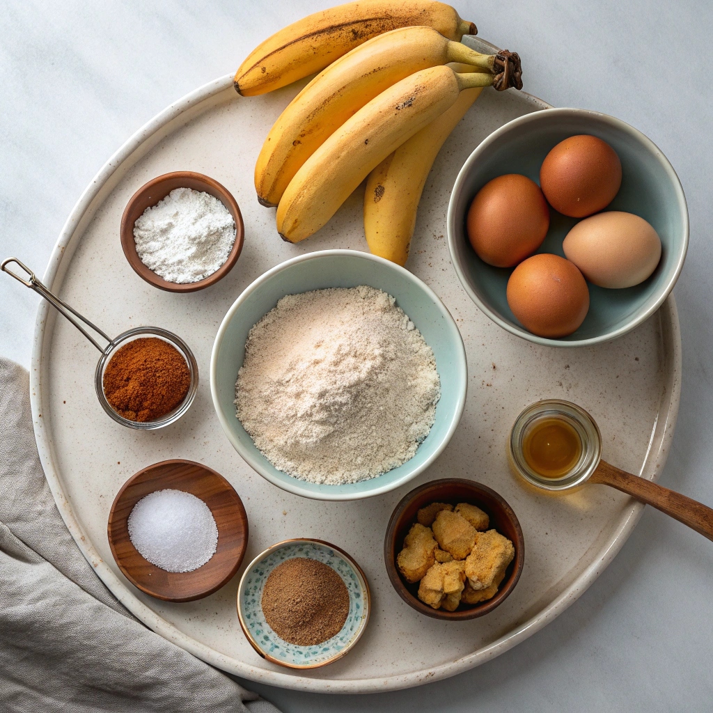 Gather Your Ingredients for Homemade Banana Bread Muffins