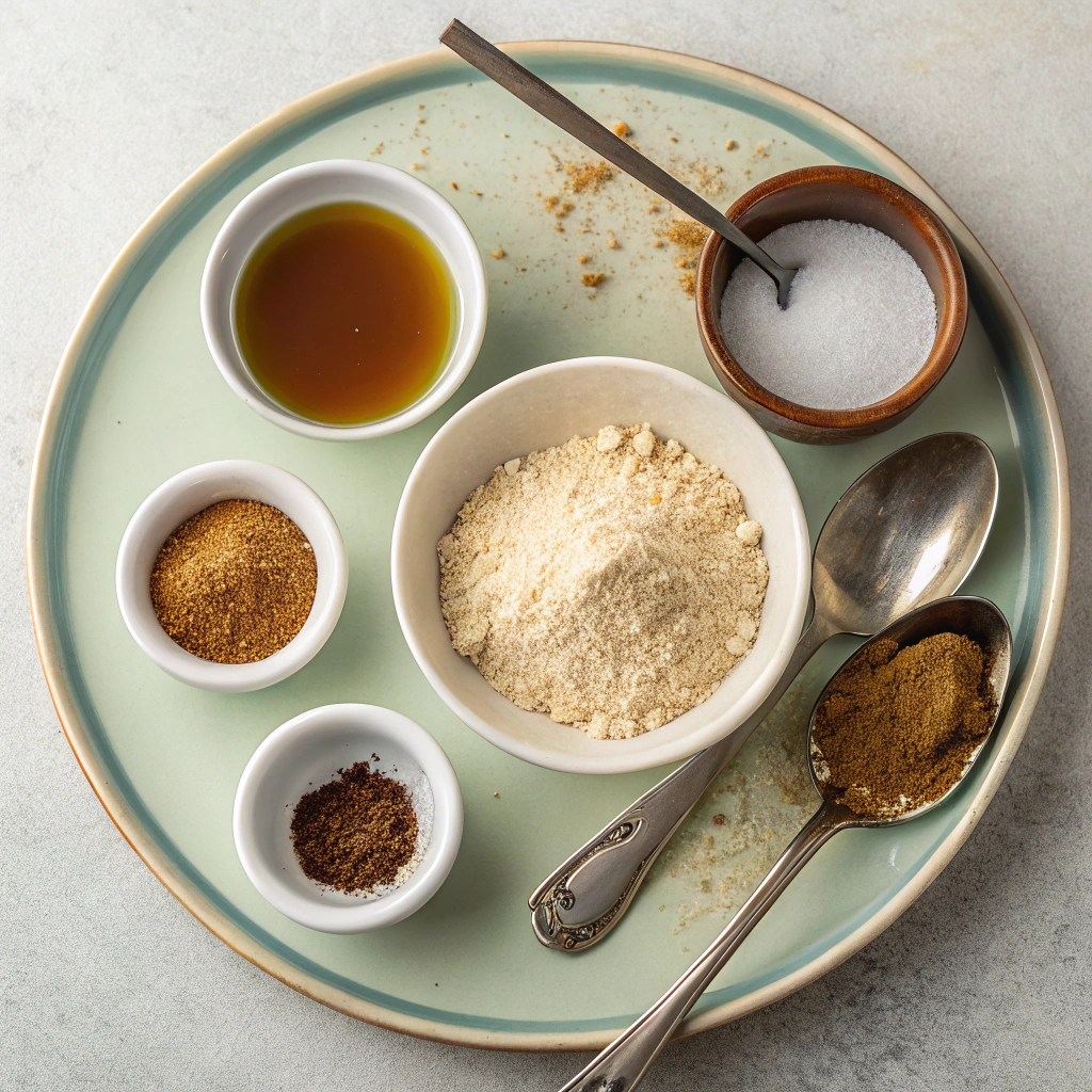 Ingredients for Homemade Bran Flakes Cereal