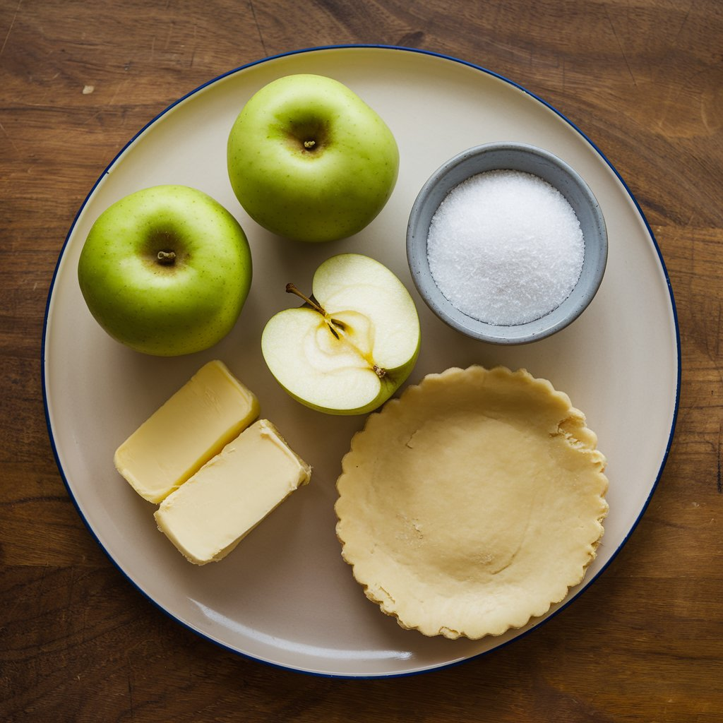 Ingredients for Caramel Apple Tarte Tatin