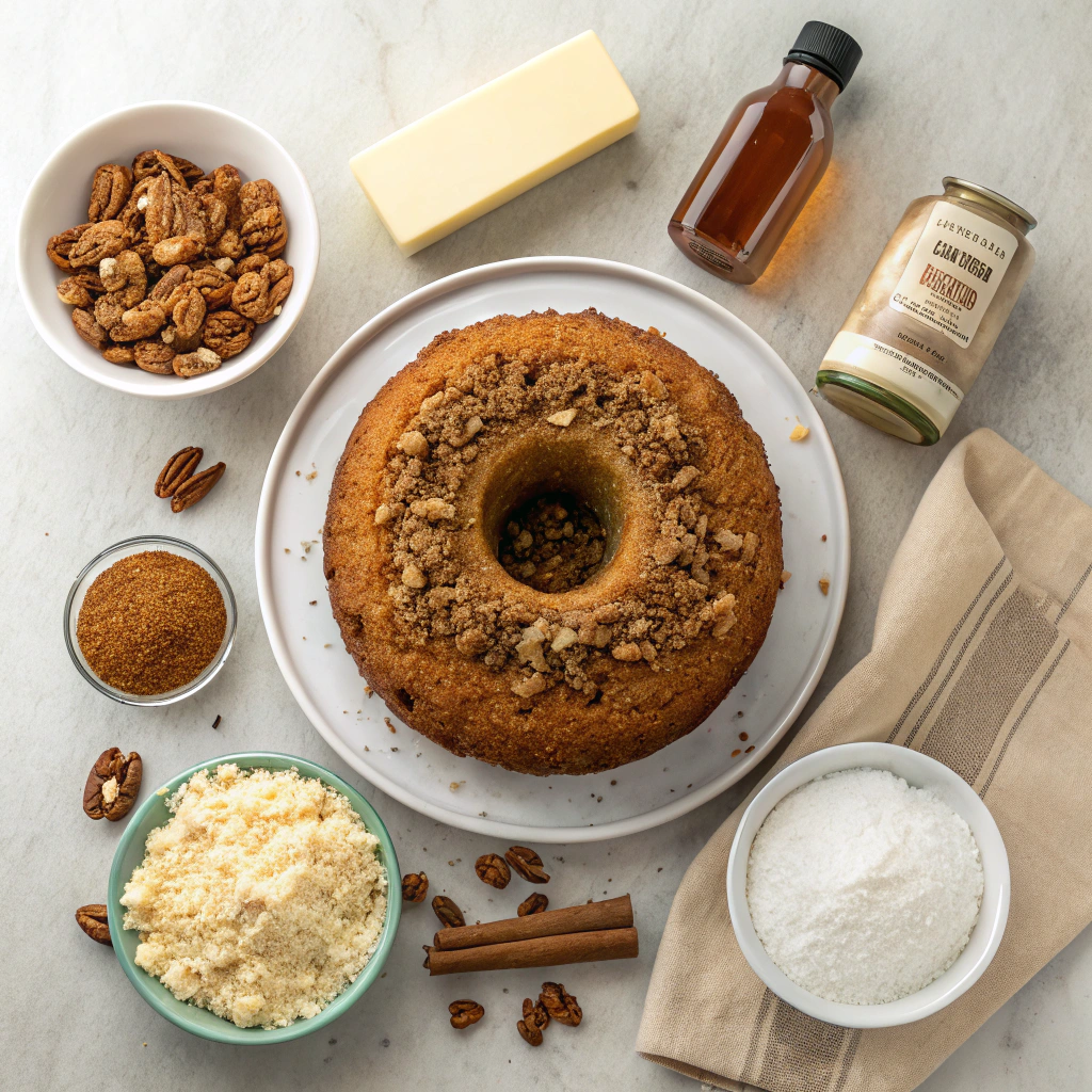 Ingredients for Classic Coffee Cake