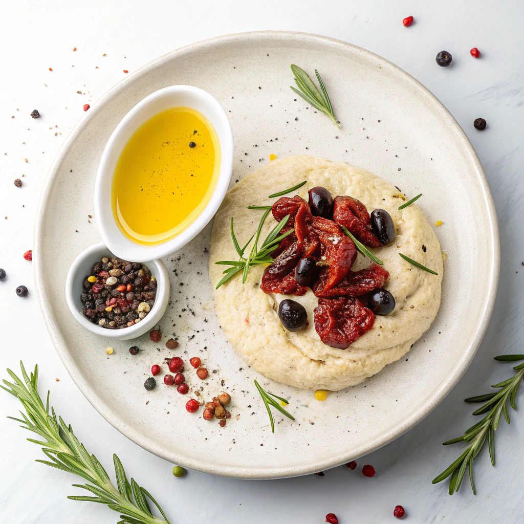 Ingredients for Crazy Dough Focaccia