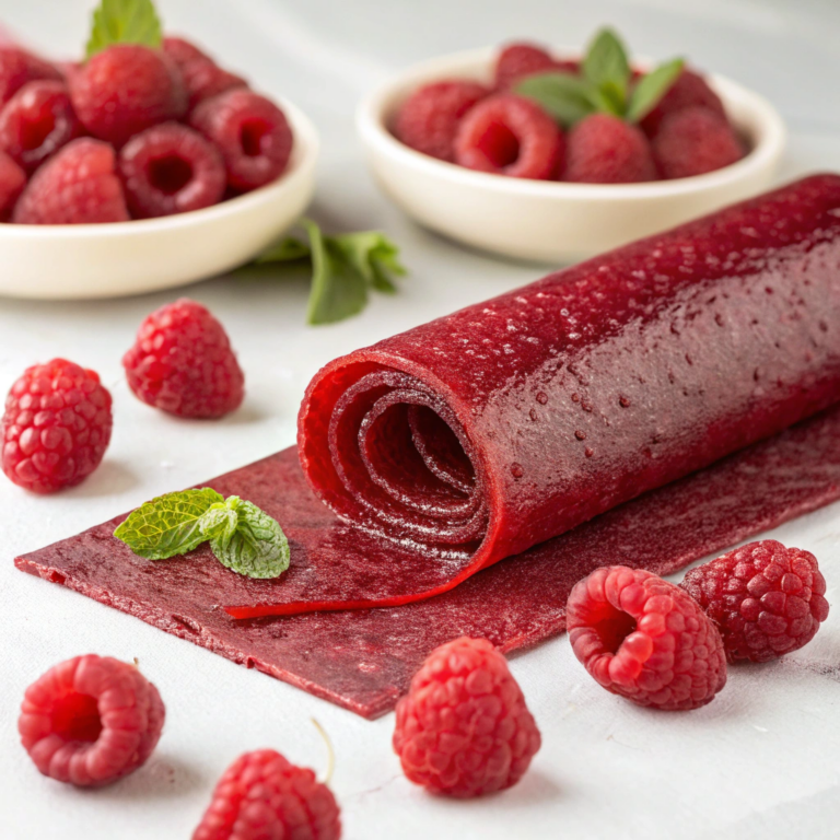 3 Ingredient Raspberry Fruit Leather Recipe