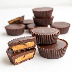 Healthy Homemade Peanut Butter Cups (Vegan) Recipe