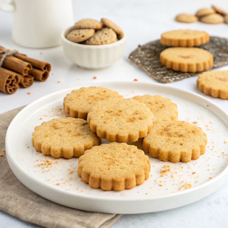 Ginger Shortbread Cookies