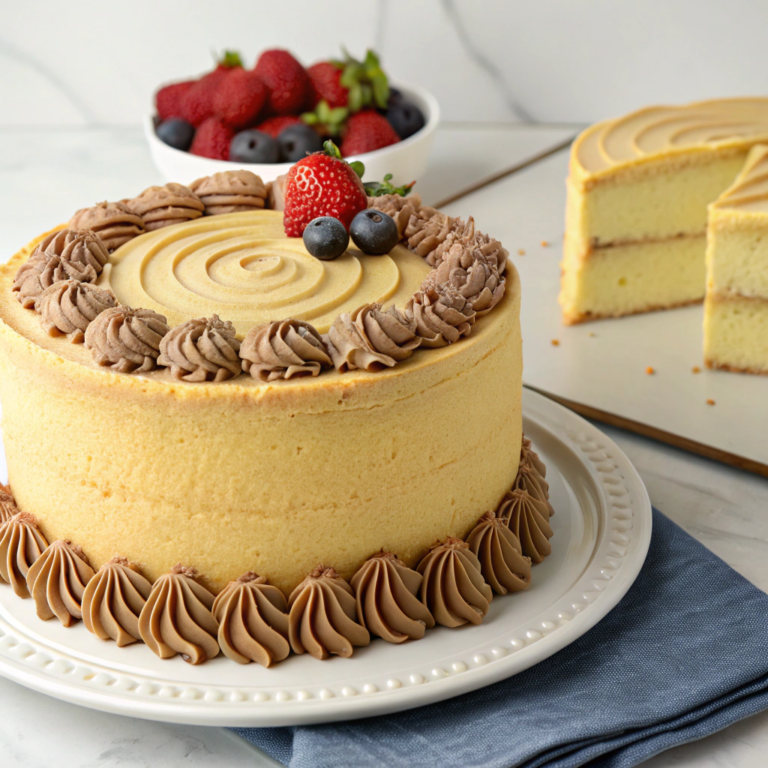 Best-Ever Yellow Cake With Whipped Ganache Frosting