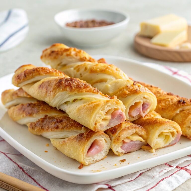 Ham and Cheese Pastry Twists