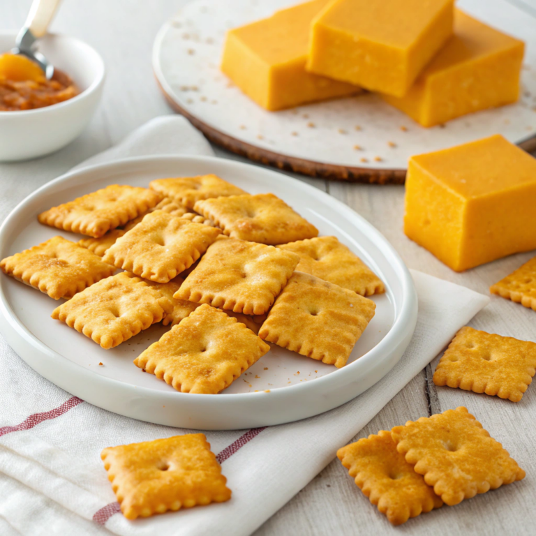 Homemade Cheez-Its With Real Cheddar