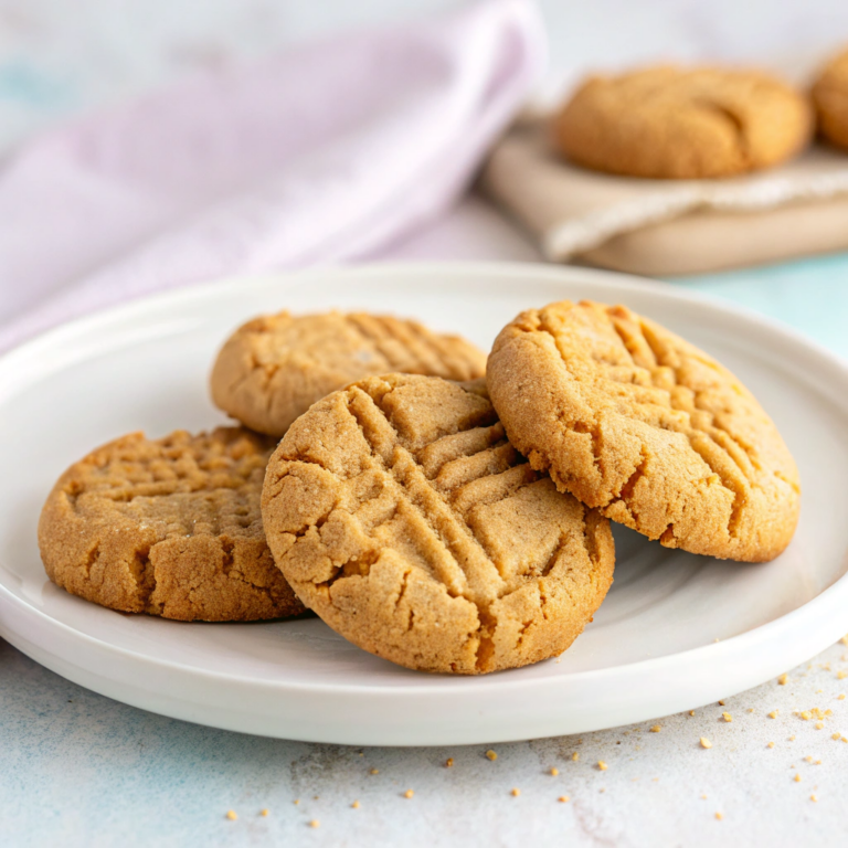 3 Ingredient Peanut Butter Cookies Recipe