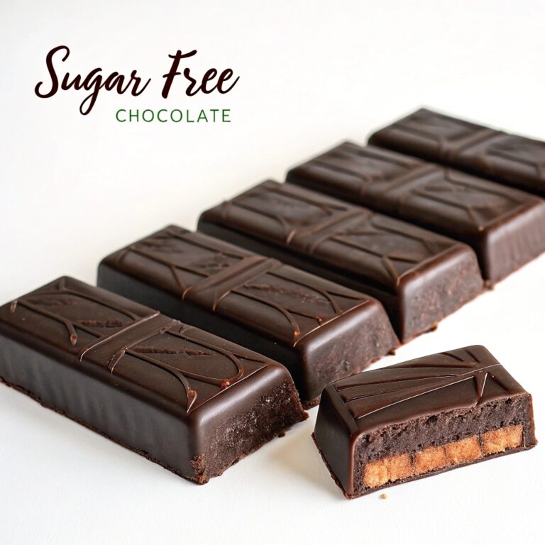 Vegan Sugar Free Chocolate Bars Recipe