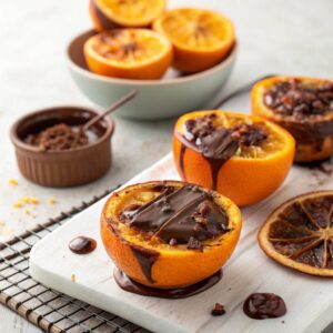 Barbecued Chocolate Oranges Recipe