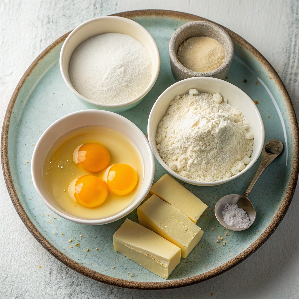 Ingredients for Perfect French Sable Cookies