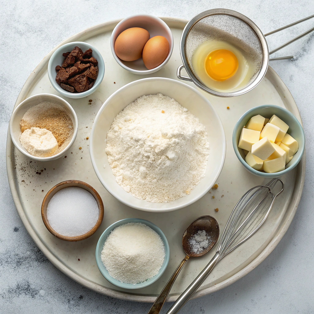 Ingredients for Fluffy Buttermilk Pancakes