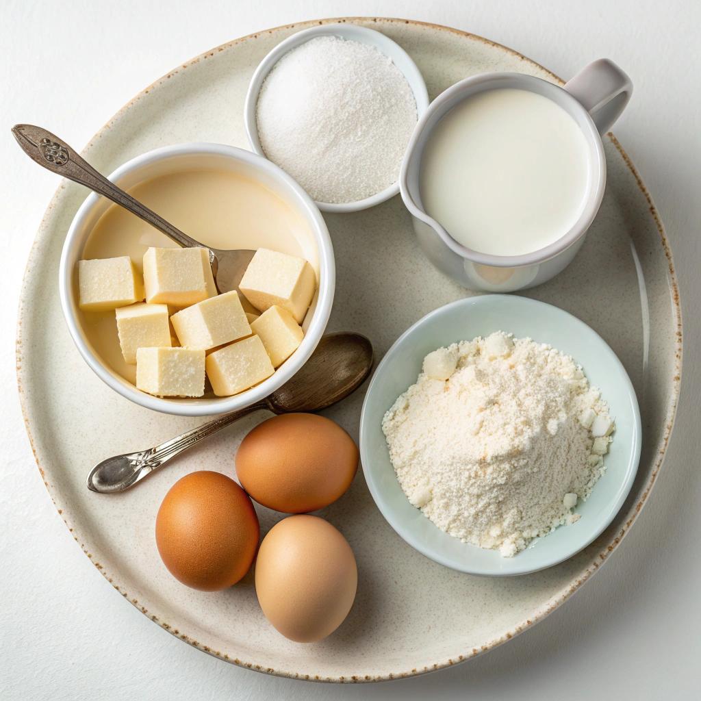 Ingredients for Perfect Choux Pastry