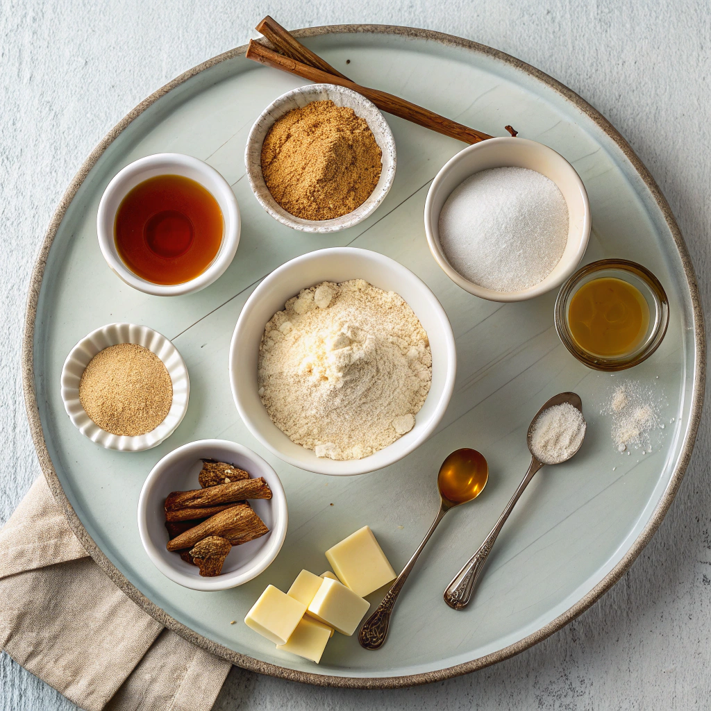 Ingredients for Homemade Graham Crackers