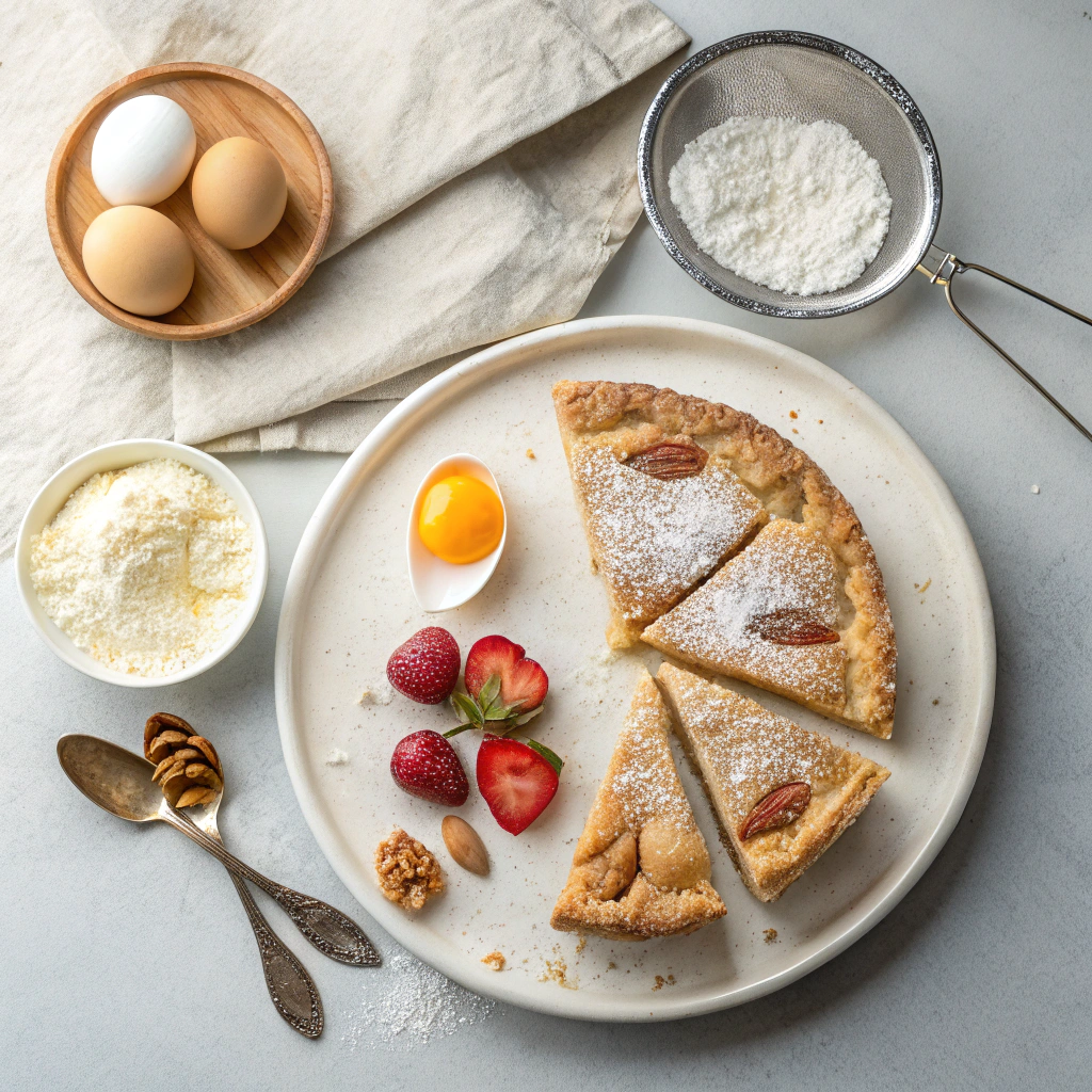 Ingredients for Rustic Summer Fruit Galette