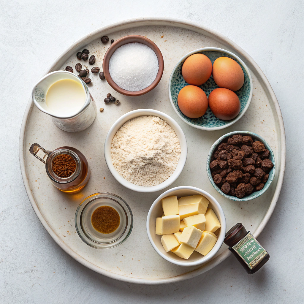 Ingredients for Gemma’s Best Ever Chocolate Chip Cookies