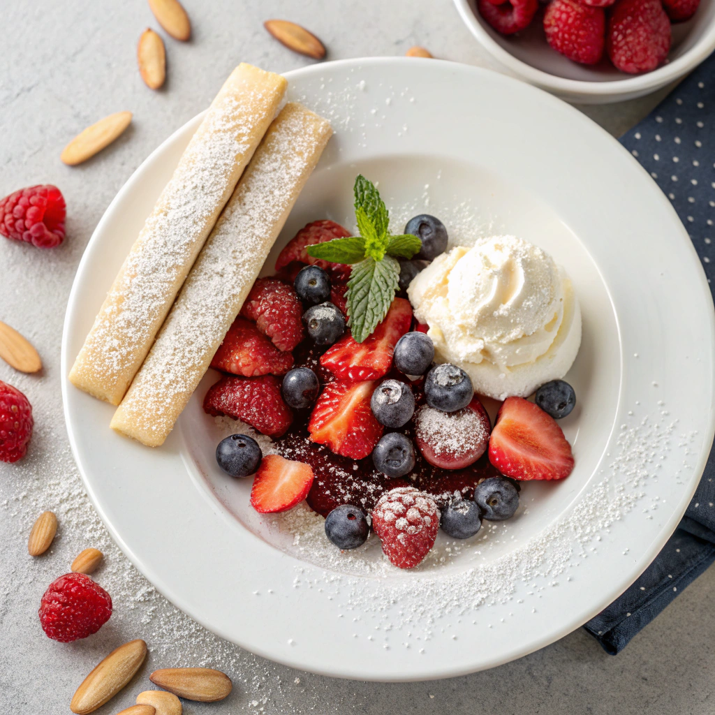 Ingredients for 10-Minute Berry Tiramisu