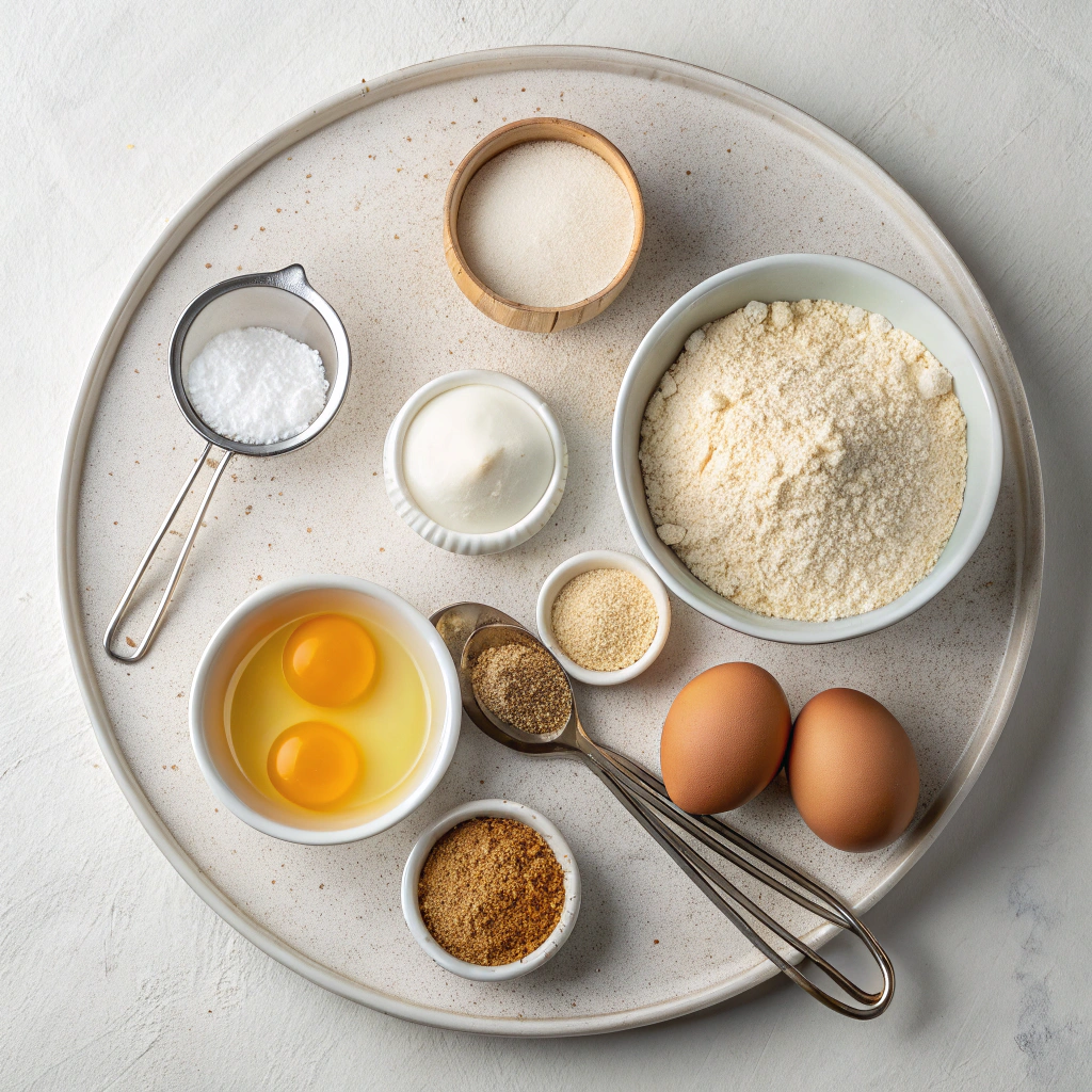 Ingredients for Easy Homemade Hot Dog Buns