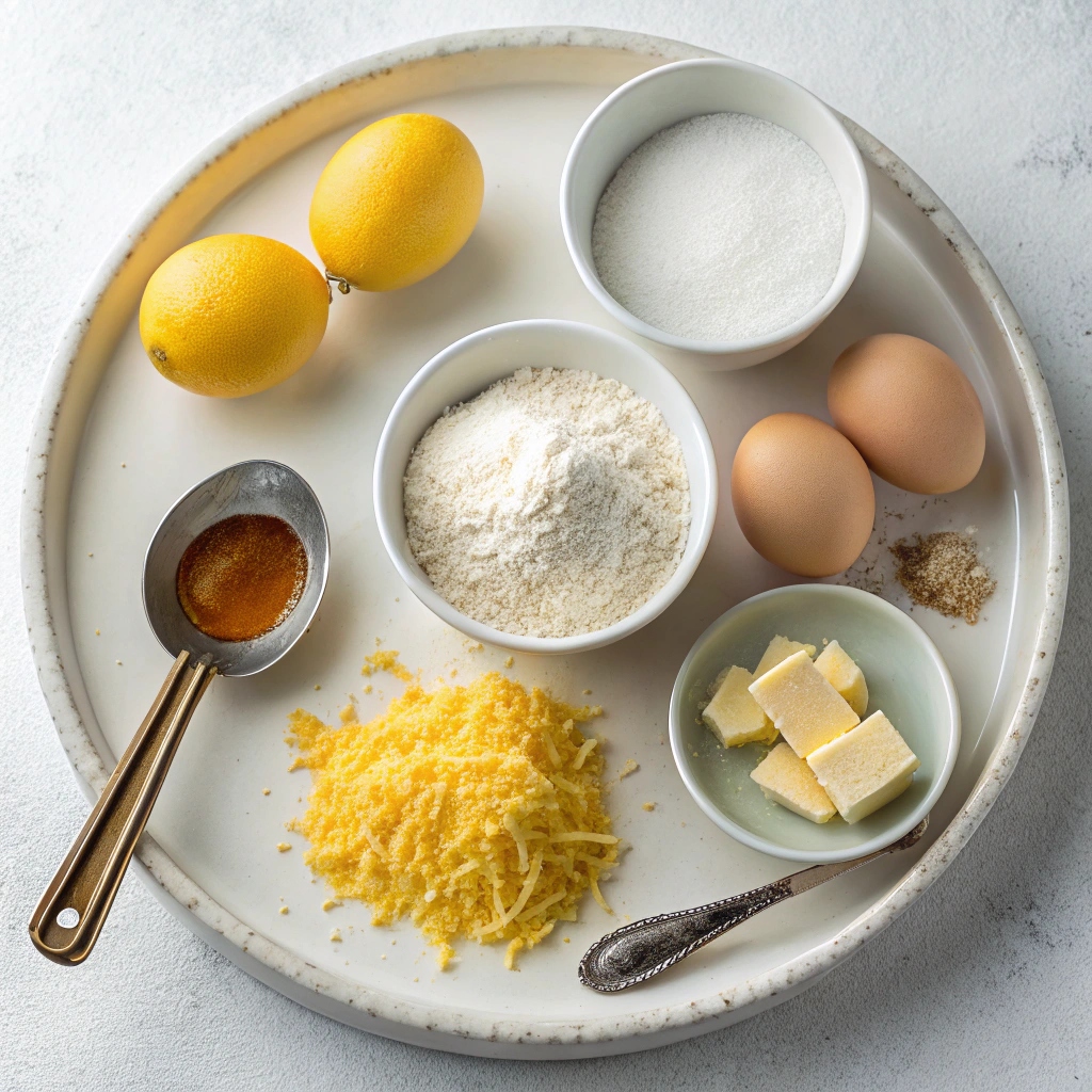 Ingredients for French Macaron Pots of Gold