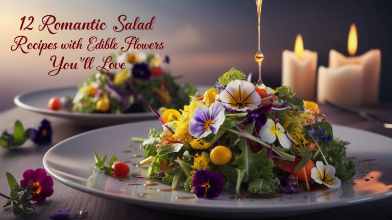 12 Romantic Salad Recipes With Edible Flowers You’Ll Love