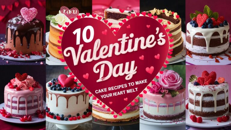 10 Valentine's Day Cake Recipes to Make Your Heart Melt