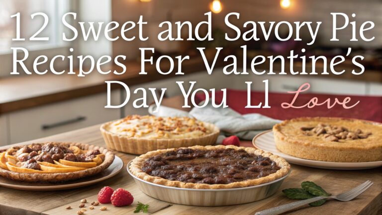 12 Sweet and Savory Pie Recipes for Valentine's Day You’ll Love