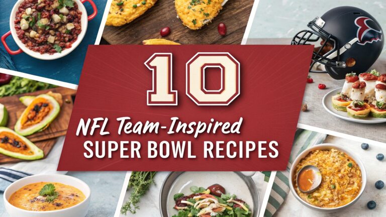 10 NFL Team-Inspired Super Bowl Recipes