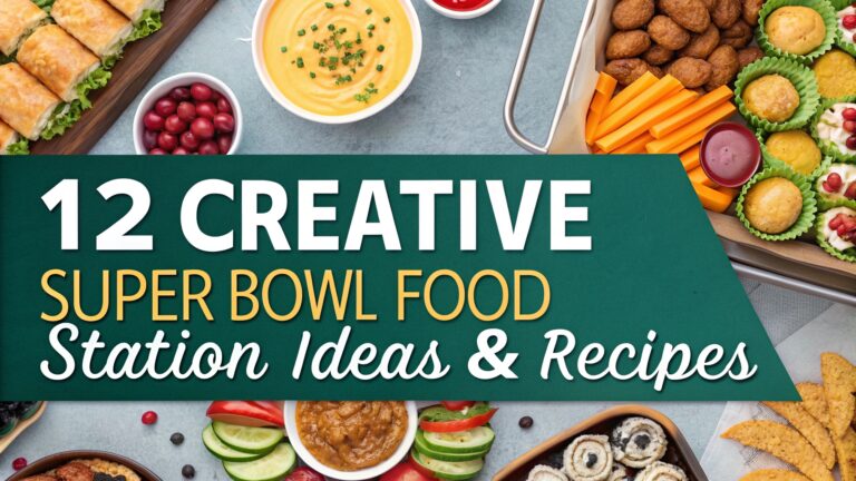 12 Creative Super Bowl Food Station Ideas & Recipes