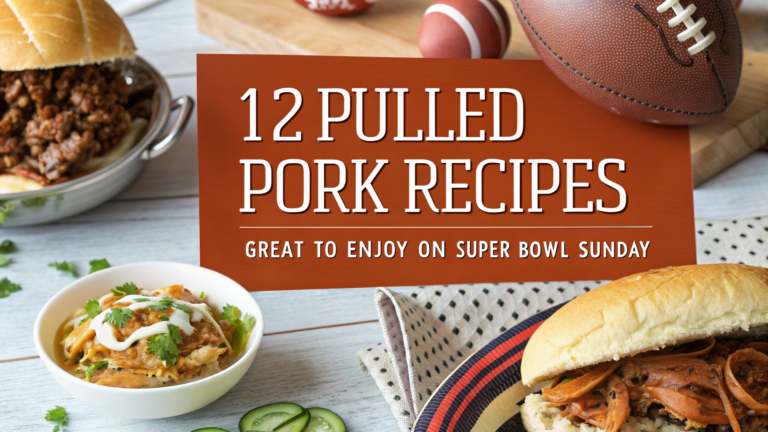 12 Pulled Pork Recipes Great to Enjoy on Super Bowl Sunday